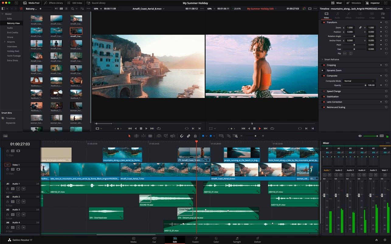 DaVinci Resolve Studio 20 screenshot 2